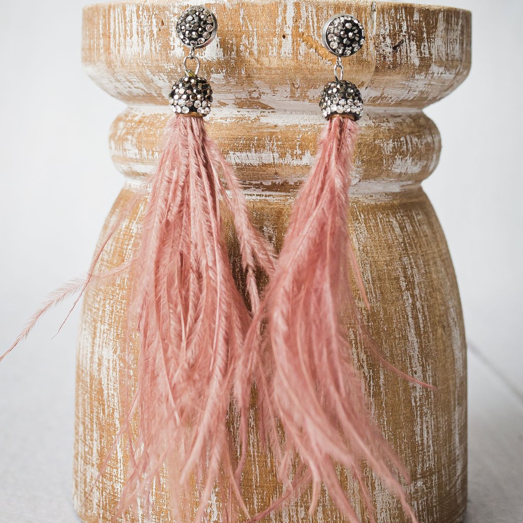 Boho Feather Earrings New 15$